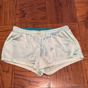 PINK Victoria's Secret Blue Athletic Shorts with Elastic Waistband